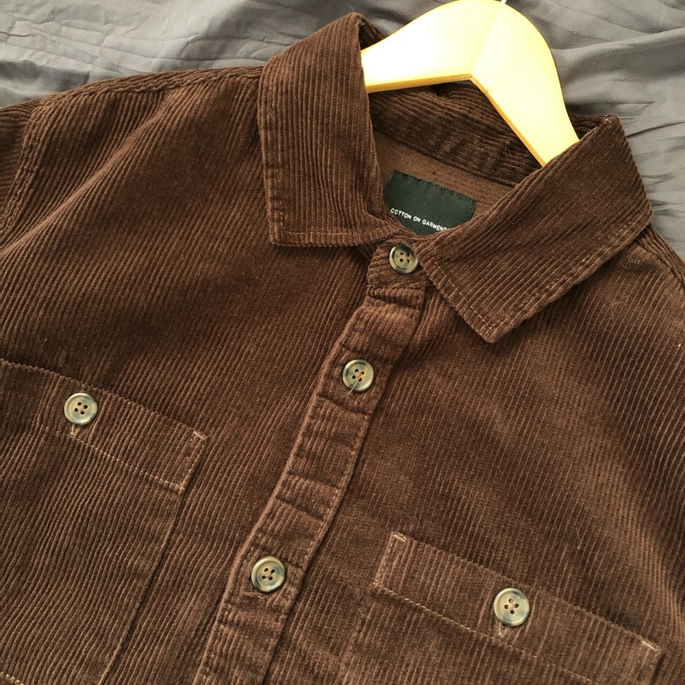 Cotton On Brown Corduroy Shirt